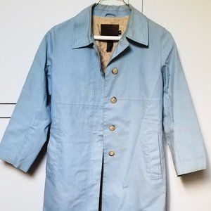 Light Blue y2k COACH trench coat / Raincoat • Medium